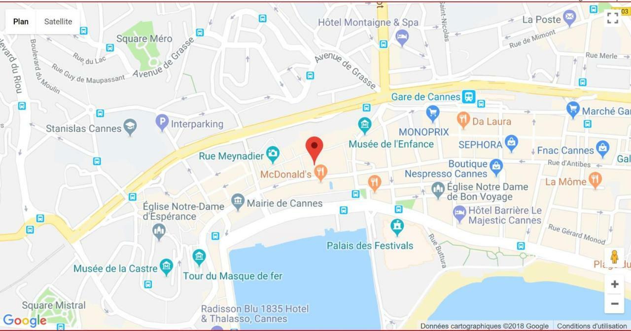 Appartement La Goelette - Palais des Festivals à Cannes Extérieur photo